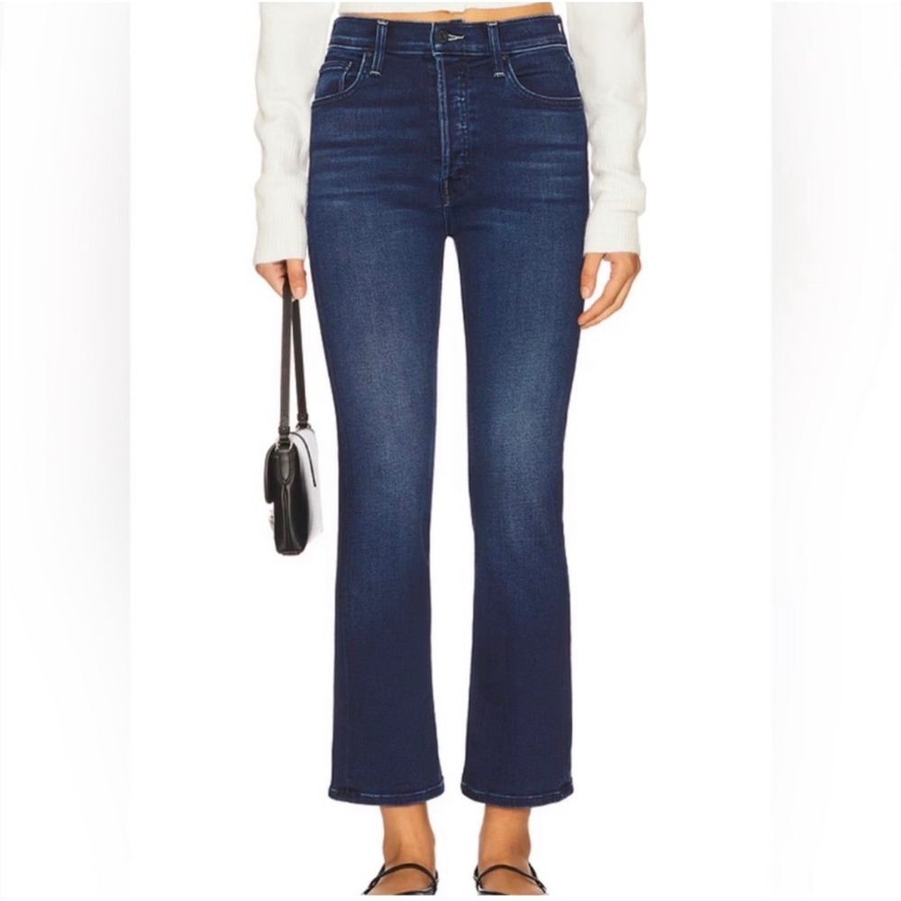 Mother jeans The Tripper Ankle Homecoming High 31 high rise dark wash denim boho